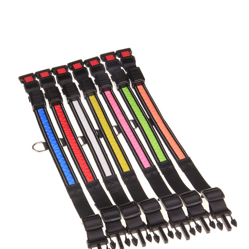 LED Hondenhalsband – Oplaadbaar, Waterbestendig & Ultra Zichtbaar | Veilig in het Donker