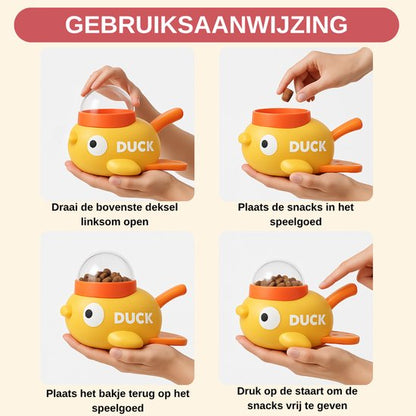 DuckMind Pro™ – Interactieve Hondenpuzzel & Slowfeeder