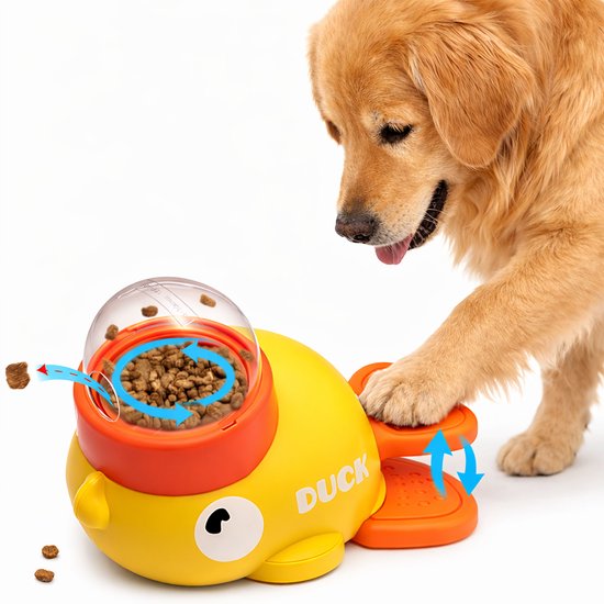 DuckMind Pro™ – Interactieve Hondenpuzzel & Slowfeeder